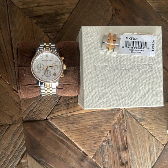 Michael Kors Tri Color Watch Women